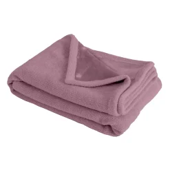 Sacasa Couverture plaid rose 130x170cm PANORA - Outlet