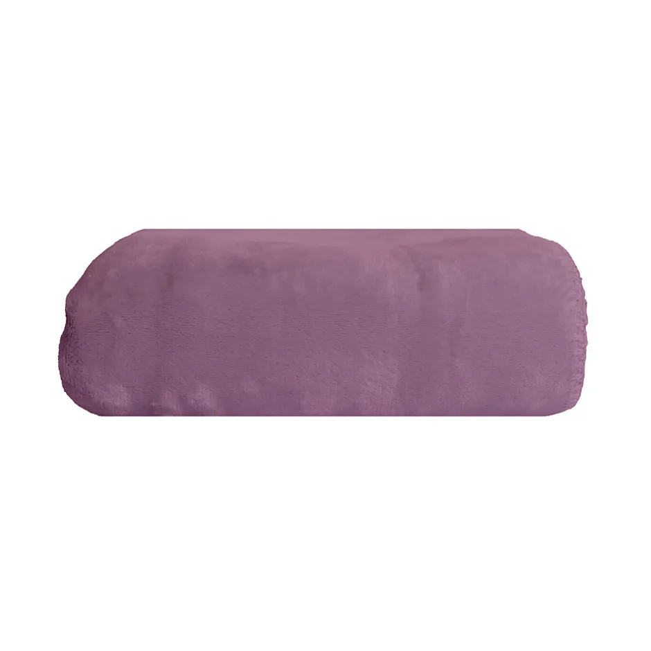 Sacasa Couverture plaid violette 130x170cm SMOOTHY -