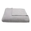 Toison d'Or Couverture polaire - - Effet côtelé 3D (180x240 cm - Gris Perle)