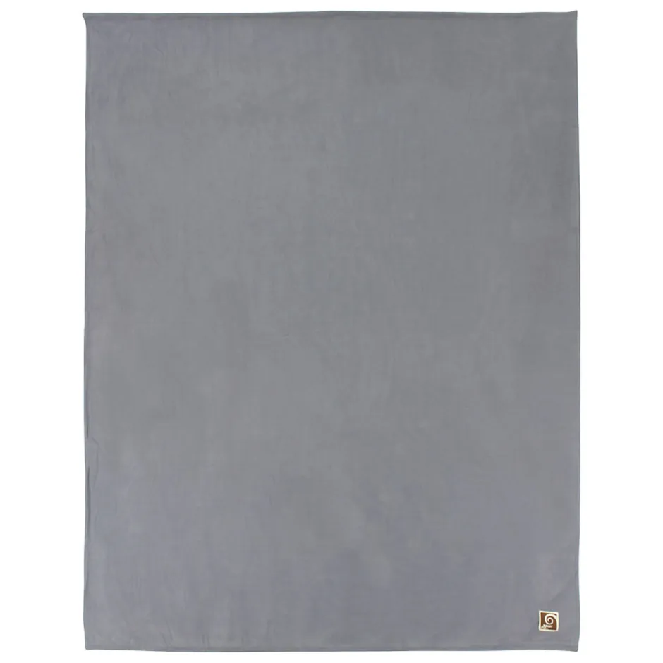 Linnea Couverture polaire luxe 180x220 cm 100% polyester 430g/m2 NARVIK Gris Acier