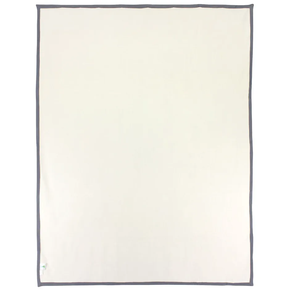 Linnea Couverture polaire luxe 180x220 cm 100% polyester 430g/m2 NARVIK Gris Acier