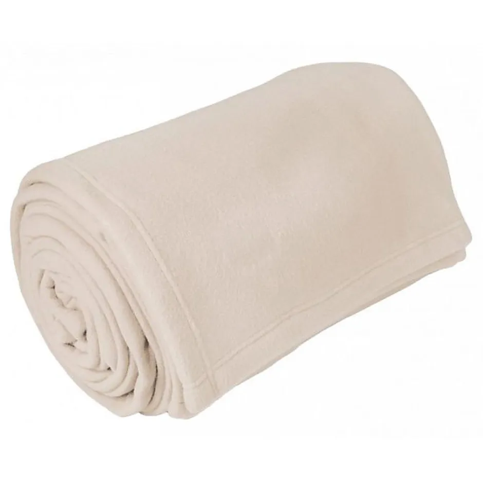 Toison d'Or Couverture polaire "Teddy Non feu - Norme NF EN ISO 12952" toutes dimensions - Teddy Naturel - 180 x 240 cm