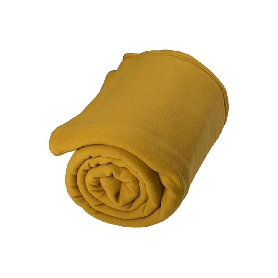 Toison d'Or Couverture polaire "Teddy Non feu - Norme NF EN ISO 12952" toutes dimensions - Teddy Miel - 240 x 260 cm