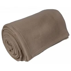 Toison d'Or Couverture polaire "Teddy Non feu - Norme NF EN ISO 12952" toutes dimensions - Teddy Taupe - 240 x 260 cm Clearance