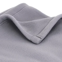 Linnea Couverture polaire 180x220 cm 100% Polyester 350g/m2 TEDDY Gris Acier