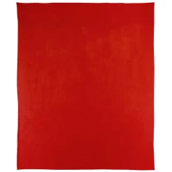 Linnea Couverture polaire 180x220 cm 100% Polyester 350g/m2 TEDDY Rouge terracotta
