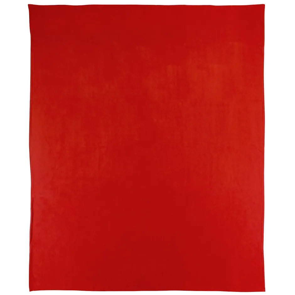 Linnea Couverture polaire 180x220 cm 100% Polyester 350g/m2 TEDDY Rouge terracotta