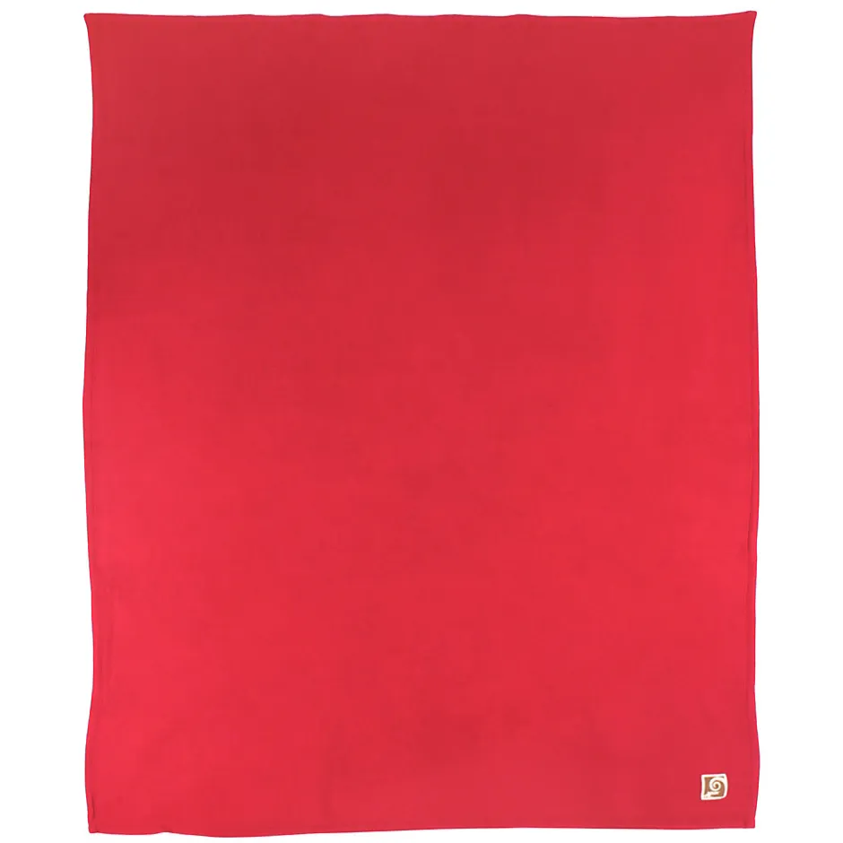 Linnea Couverture polaire 180x220 cm 100% Polyester 350g/m2 TEDDY Rouge Framboise