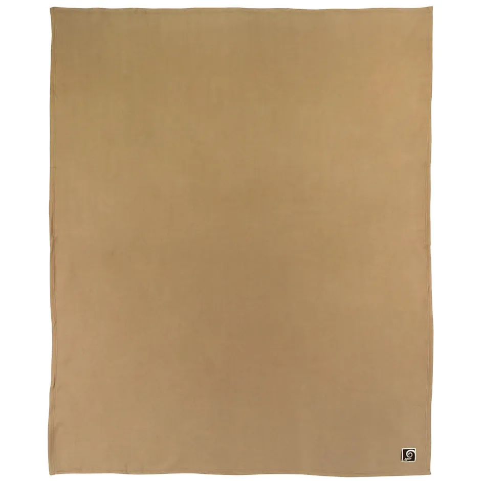 Linnea Couverture polaire 240x300 cm 100% Polyester 350g/m2 TEDDY Marron Sable