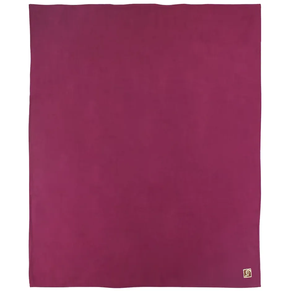 Linnea Couverture polaire 180x220 cm 100% Polyester 350g/m2 TEDDY Violet Prune Online