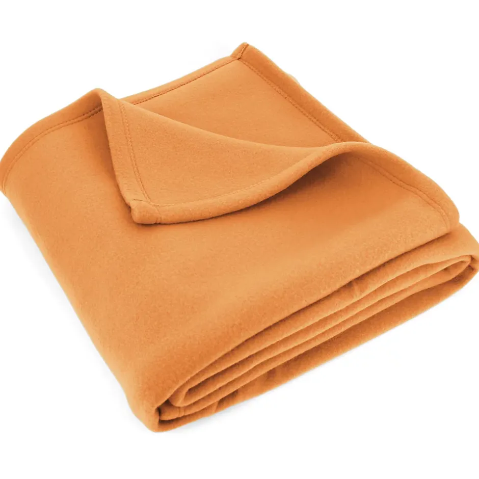 Linnea Couverture polaire 240x260 cm Isba Miel 100% Polyester 320g/m2 non-feu Hot