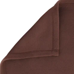 Linnea Couverture polaire 180x220 cm Isba marron Chocolat 100% Polyester 320g/m2 non-feu New