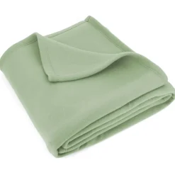 Linnea Couverture polaire 240x260 cm Isba Amande 100% Polyester 320g/m2 non-feu Outlet