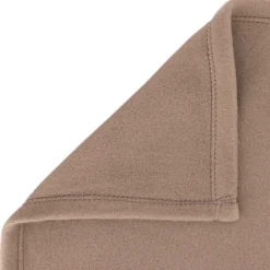 Linnea Couverture polaire 220x240 cm Isba marron Taupe 100% Polyester 320g/m2 non-feu