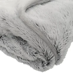 Domiva Couverture snow doublée Microdoux (75x100 cm - Gris souris) Outlet
