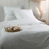 Lovely Casa Couvre lit boutis réversible 240x220 avec 2 taies coloris naturel Online