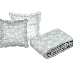 Lovely Casa Couvre lit boutis réversible 260x240 avec 2 taies d'oreiller Clearance