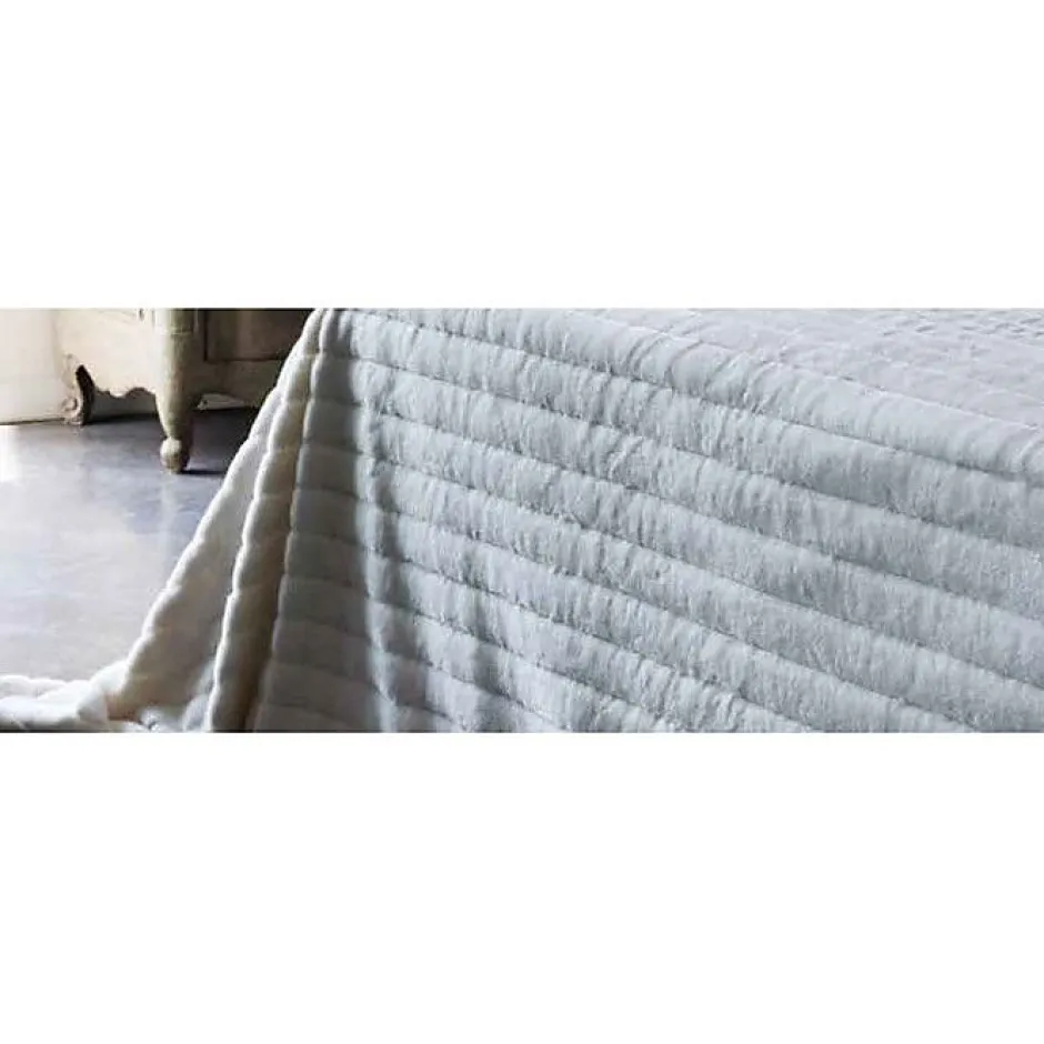 Vent Du Sud Couvre lit "Hermine" toutes dimensions - Neige - 220 x 230 cm pour lit 2 places Hot