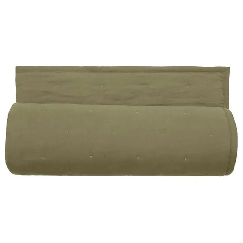Vent Du Sud Couvre lit matelassé microfibre lavée "Céleste" toutes dimensions - Céleste Mousse - 220 x 240 cm pour lit 2 places