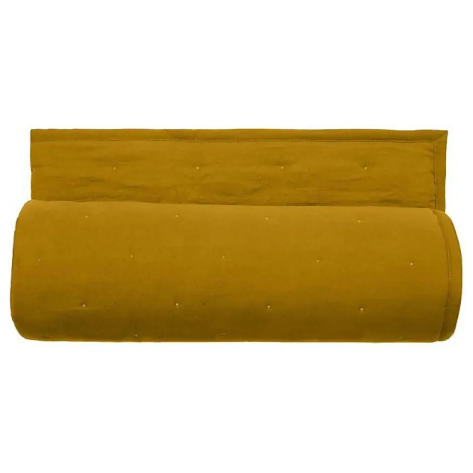 Vent Du Sud Couvre lit matelassé microfibre lavée "Céleste" toutes dimensions - Céleste Gold - 240 x 260 cm pour lit "King Size" Online