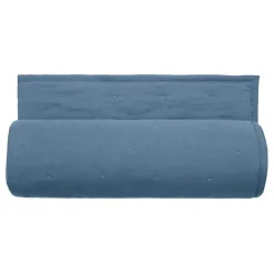Vent Du Sud Couvre lit matelassé microfibre lavée "Céleste" toutes dimensions - Céleste Bleu Métal - 240 x 260 cm pour lit "King S