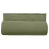 Vent Du Sud Couvre lit matelassé microfibre lavée "Céleste" toutes dimensions - Céleste Sauge - 240 x 260 cm pour lit "King Size"