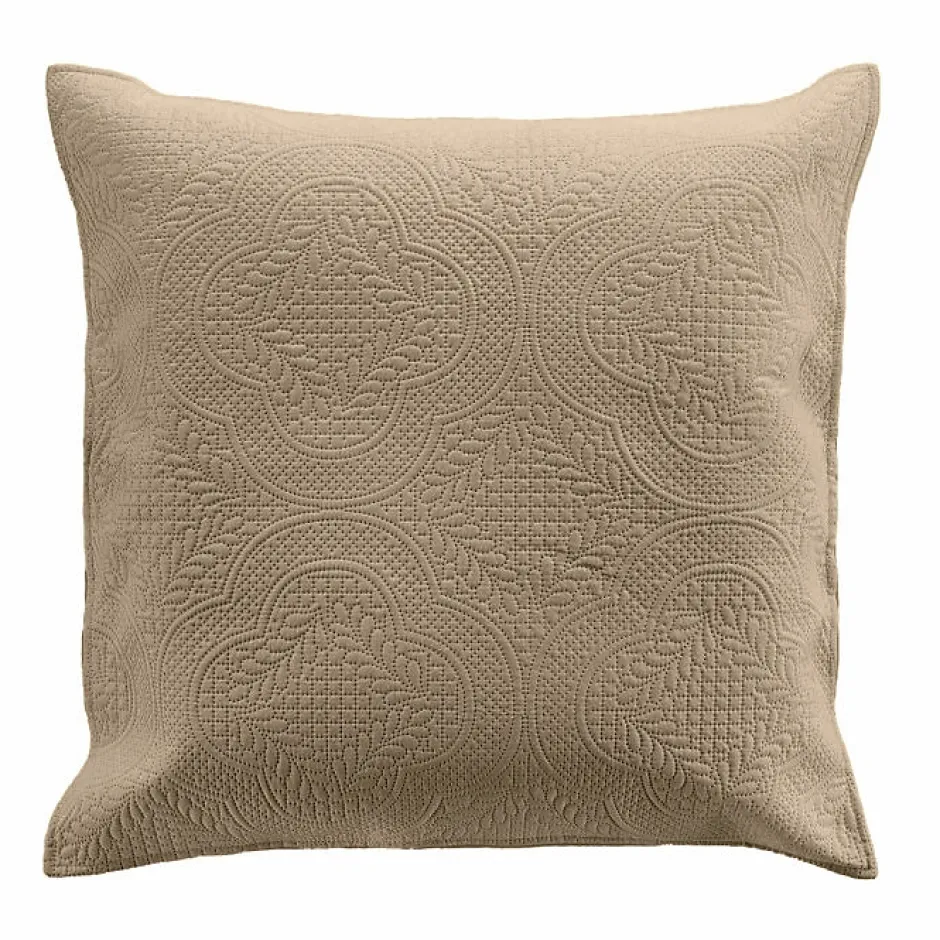 Douceur D'Intérieur Couvre lit 2p mat.+2 hc 60x60 220 x 240 cm microfibre unie romane Lin Discount