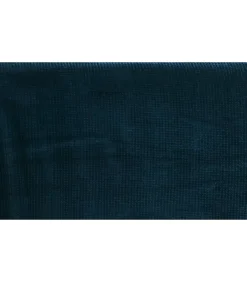 Linder Couvre lit velours gaufré - 180x240cm - Bleu marine