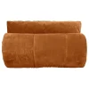 Vent Du Sud Couvre lit velours matelassé "Moki" toutes dimensions - Moki Camel - 220 x 240 cm pour lit 140 x 190 cm à 160 x 200 cm