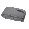 Couvre-Lit en microfibre matelassée (240x260 cm - Ardoise) Outlet