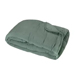 Couvre-Lit en microfibre matelassée (240x220 cm - Vert tilleul) Best