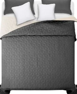 Tutumi COUVRE-LIT DIAMANTE 200X220 GREY Sale