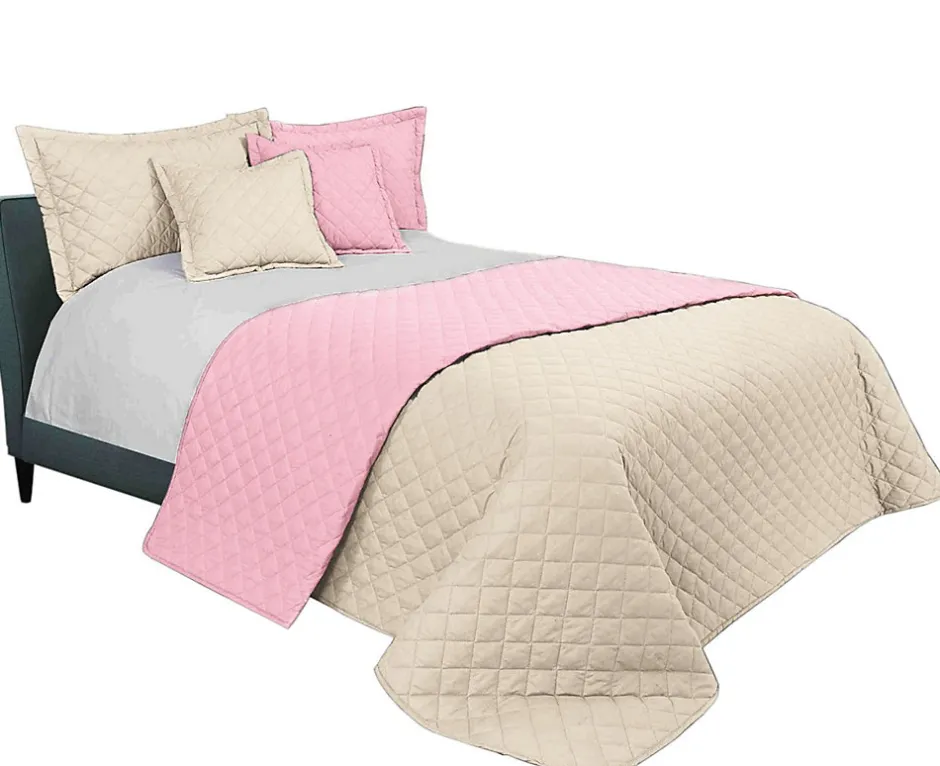 Tutumi COUVRE-LIT INEZ 220X240 BEIGE PINK