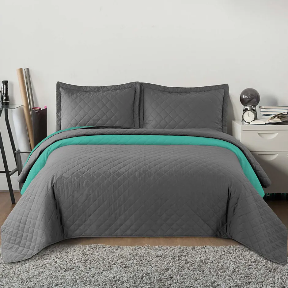 Tutumi COUVRE-LIT INEZ 220X240 GREY MINT