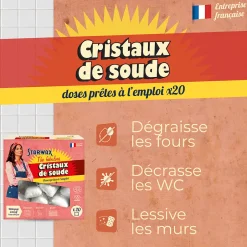 Starwax Fabulous Cristaux de soude doses 20 x 20g