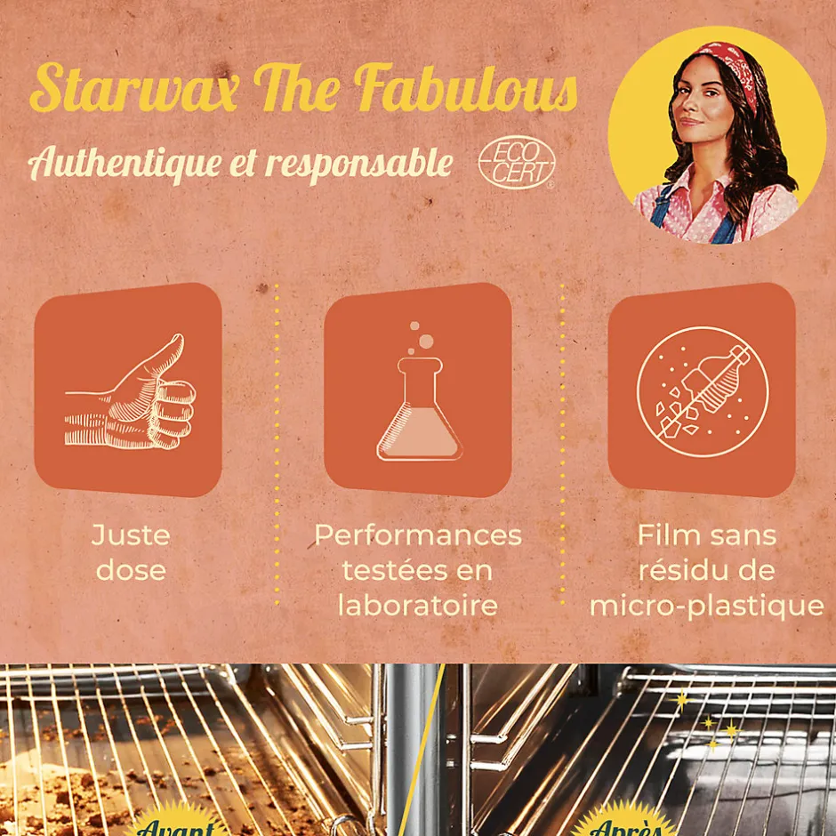 Starwax Fabulous Cristaux de soude doses 20 x 20g