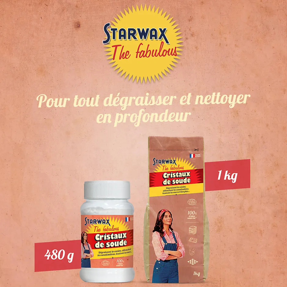 Starwax Fabulous Cristaux de soude The fabulous Starwax 1KG