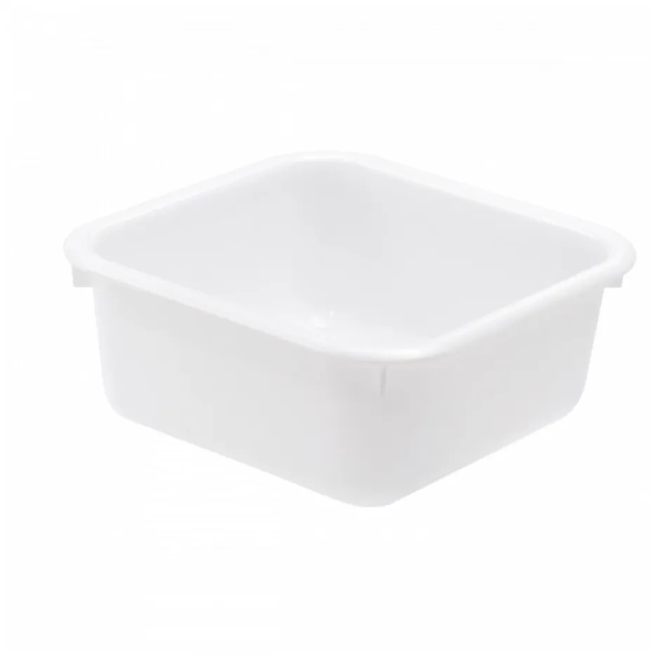Gilac Cuvette alimentaire carrée emboitable 7 L - blanc