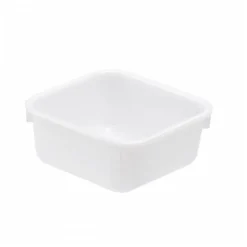 Gilac Cuvette alimentaire carrée emboitable 1 L - blanc