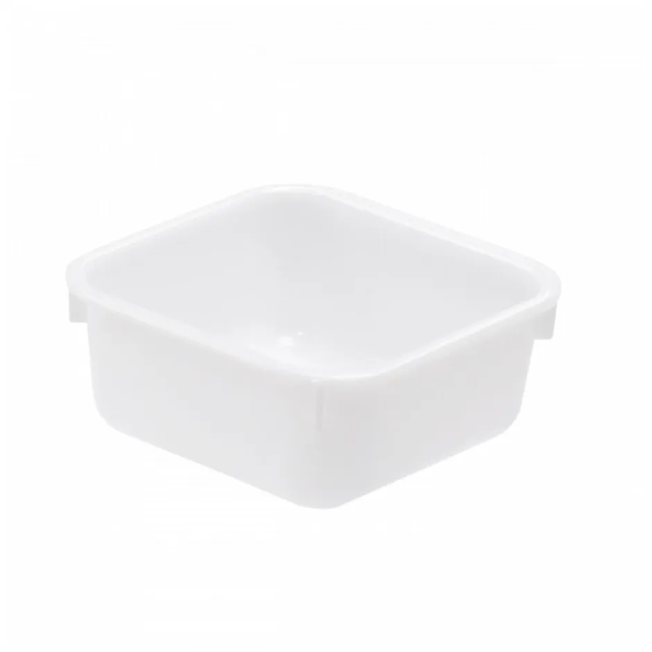 Gilac Cuvette alimentaire carrée emboitable 1 L - blanc