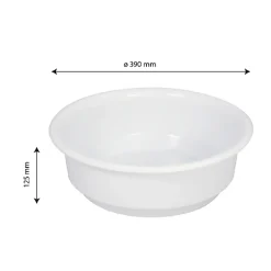 Gilac Cuvette alimentaire ronde emboitable 9 L - blanc Clearance