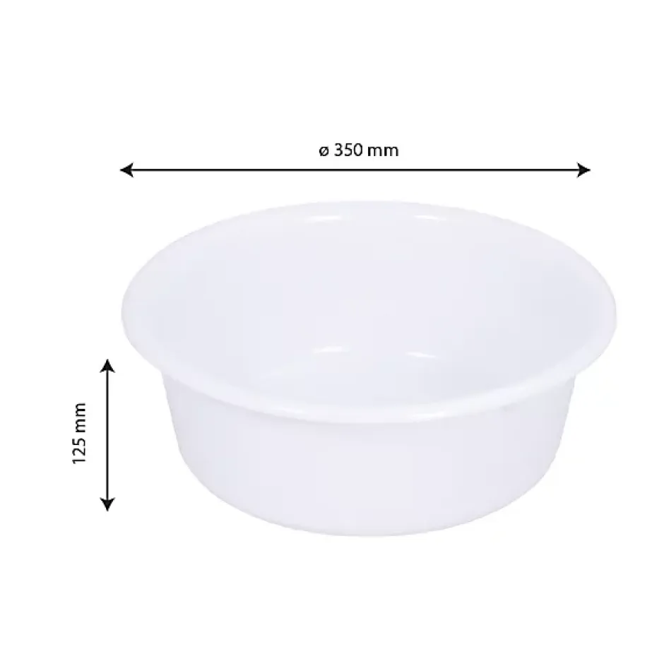 Gilac Cuvette alimentaire ronde emboitable 7,5 L - blanc Discount