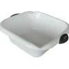 Laguelle Cuvette carrée bimatière - 8 L - blanc