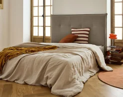 Best Mobilier Dali - cadre de lit - 140x190 - en velours -