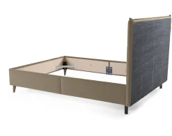 Best Mobilier Dali - cadre de lit - 140x190 - en velours -
