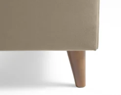 Best Mobilier Dali - cadre de lit - 160x200 - en velours -