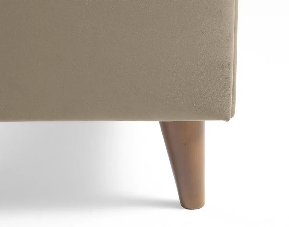 Best Mobilier Dali - cadre de lit - 160x200 - en velours -