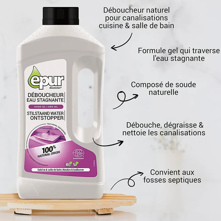 Epur Déboucheur gel pour canalisations 1L Best