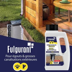 FULGURANT SANITAIRE Déboucheur égouts surpuissant Fulgurant 500g Clearance