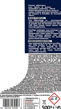 FULGURANT SANITAIRE Déboucheur égouts surpuissant Fulgurant 500g Clearance